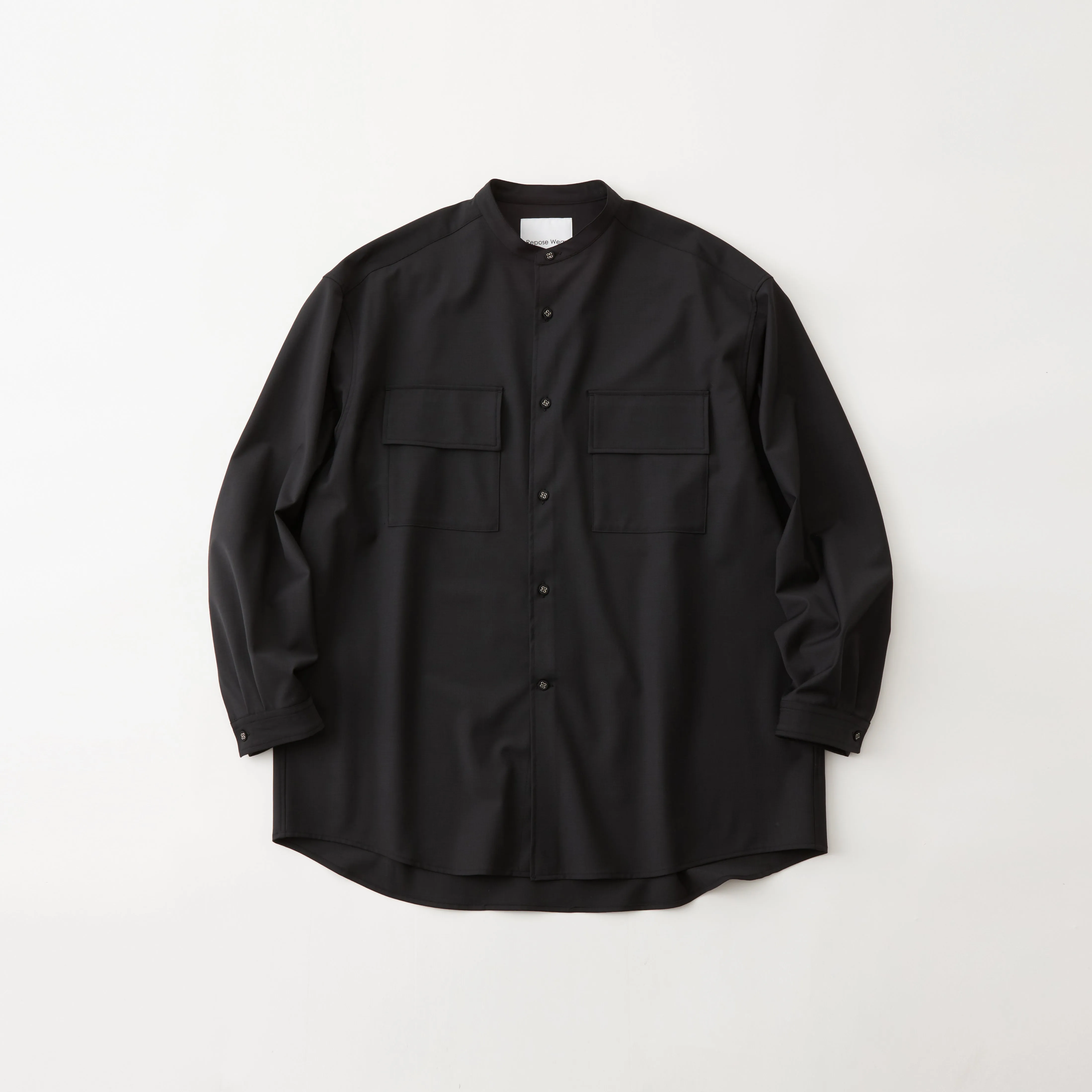 STRETCH BAND COLLAR SHIRT sold by White Mountaineering product image thumbnail 5
