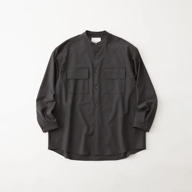 STRETCH BAND COLLAR SHIRT made by White Mountaineering