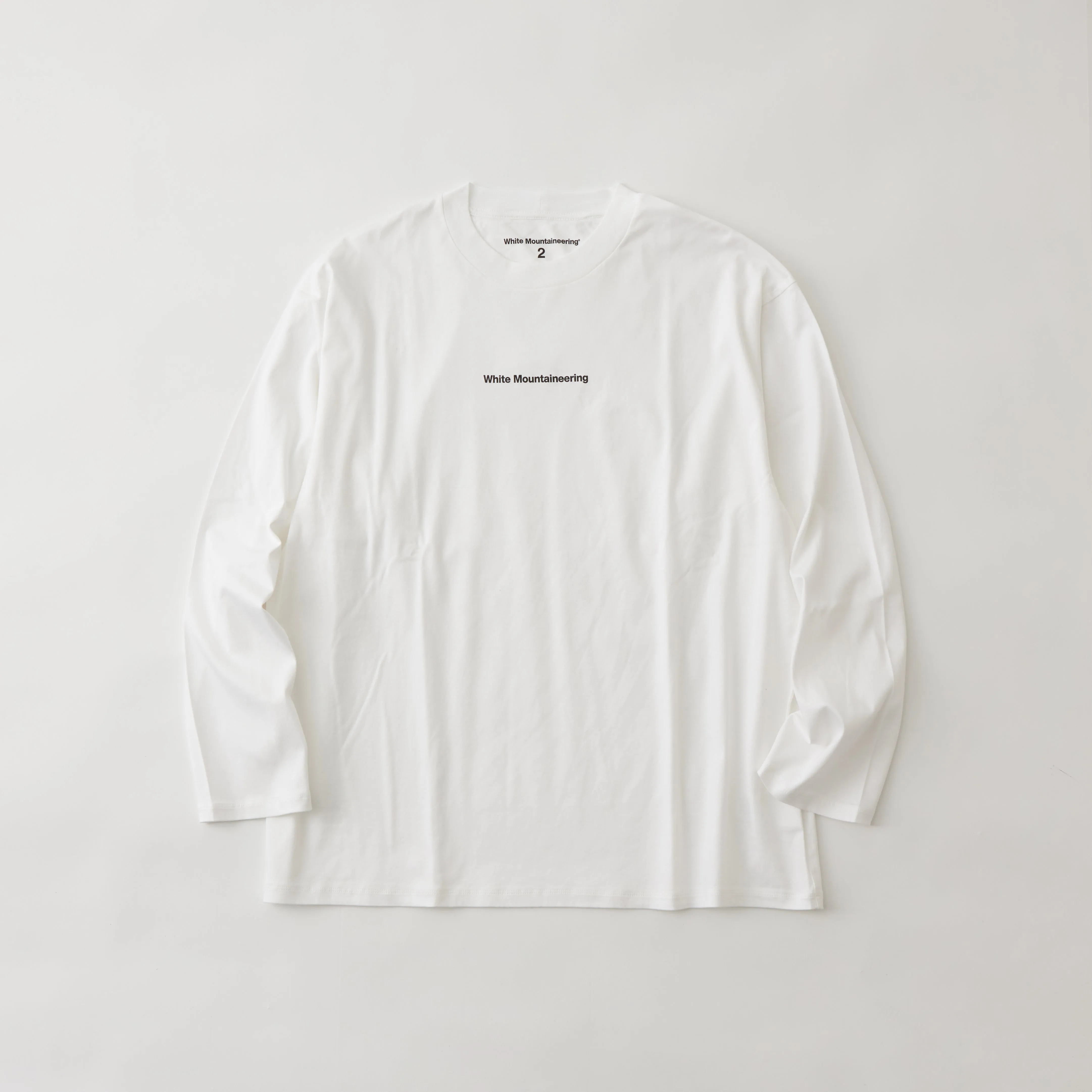 WM LOGO L/S TEE sold by White Mountaineering product image thumbnail 3
