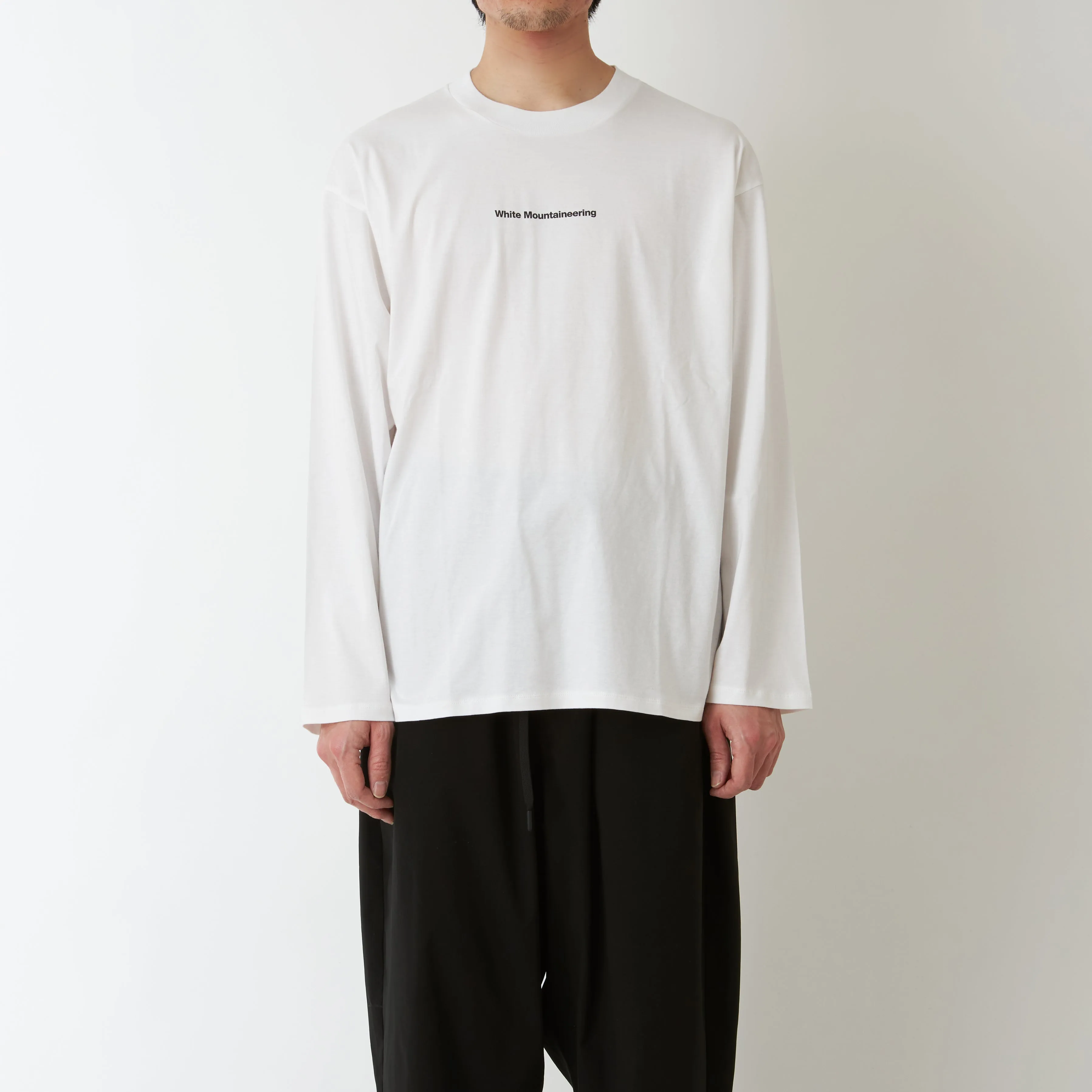 WM LOGO L/S TEE sold by White Mountaineering product image thumbnail 5