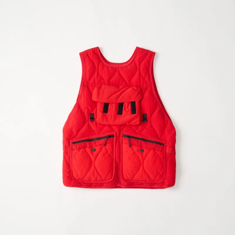 WM × TAION QUILTING DOWN VEST sold by White Mountaineering