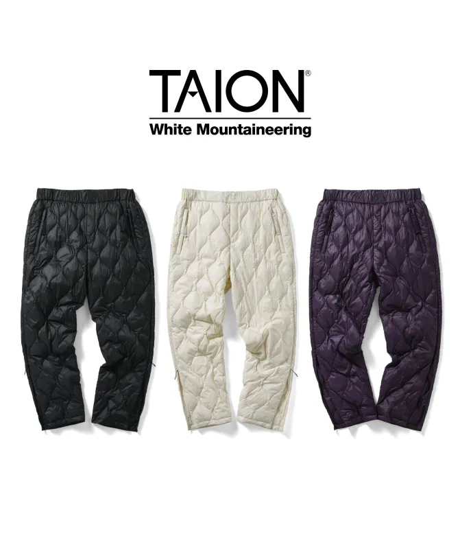 WM × TAION 10th Anniv. Light Down Pants sold by White Mountaineering
