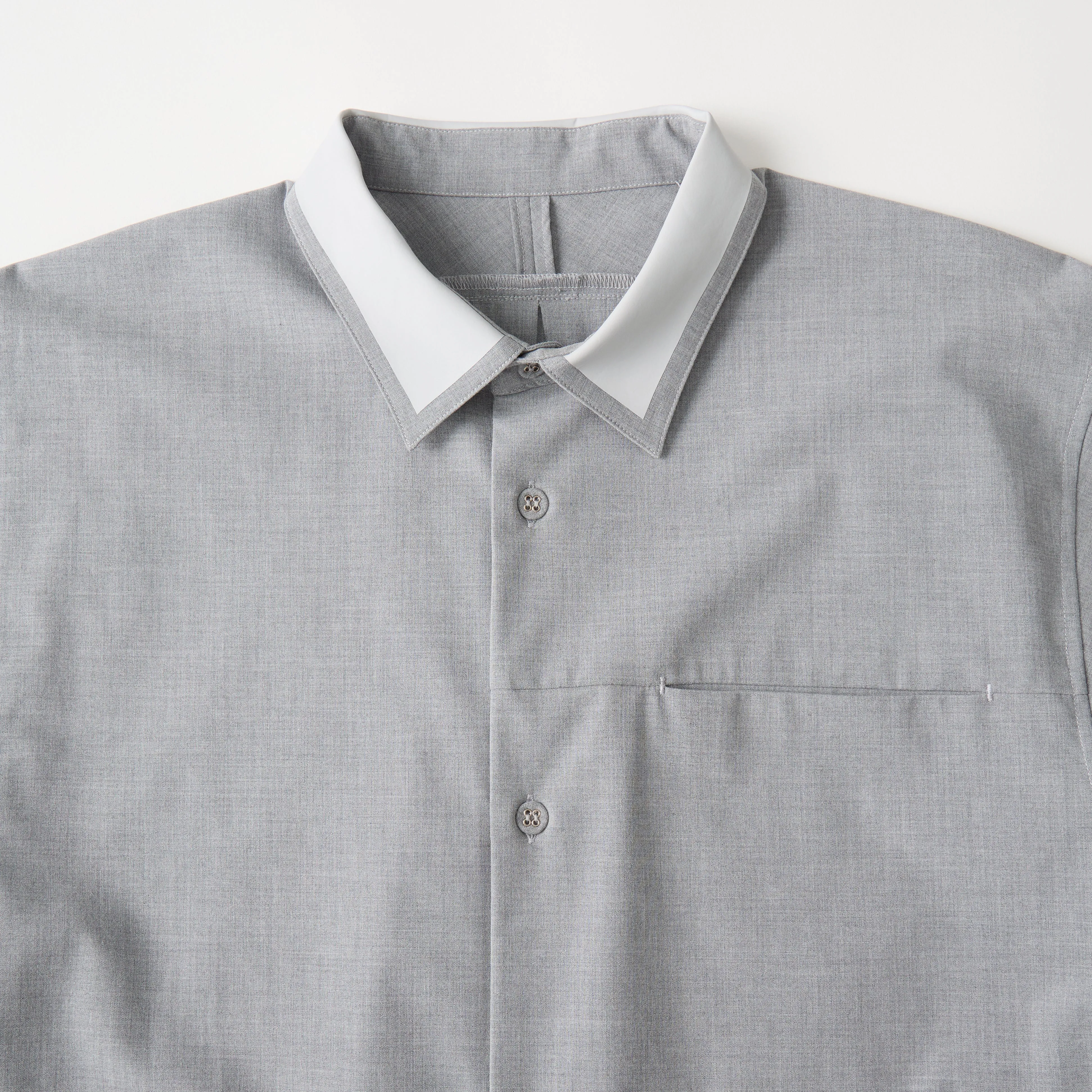 STRETCH BOX SILHOUETTE SHIRT sold by White Mountaineering product image thumbnail 4