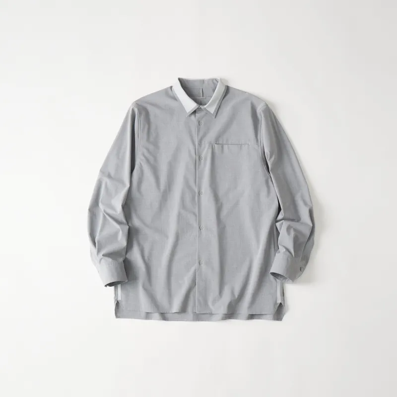 STRETCH BOX SILHOUETTE SHIRT made by White Mountaineering