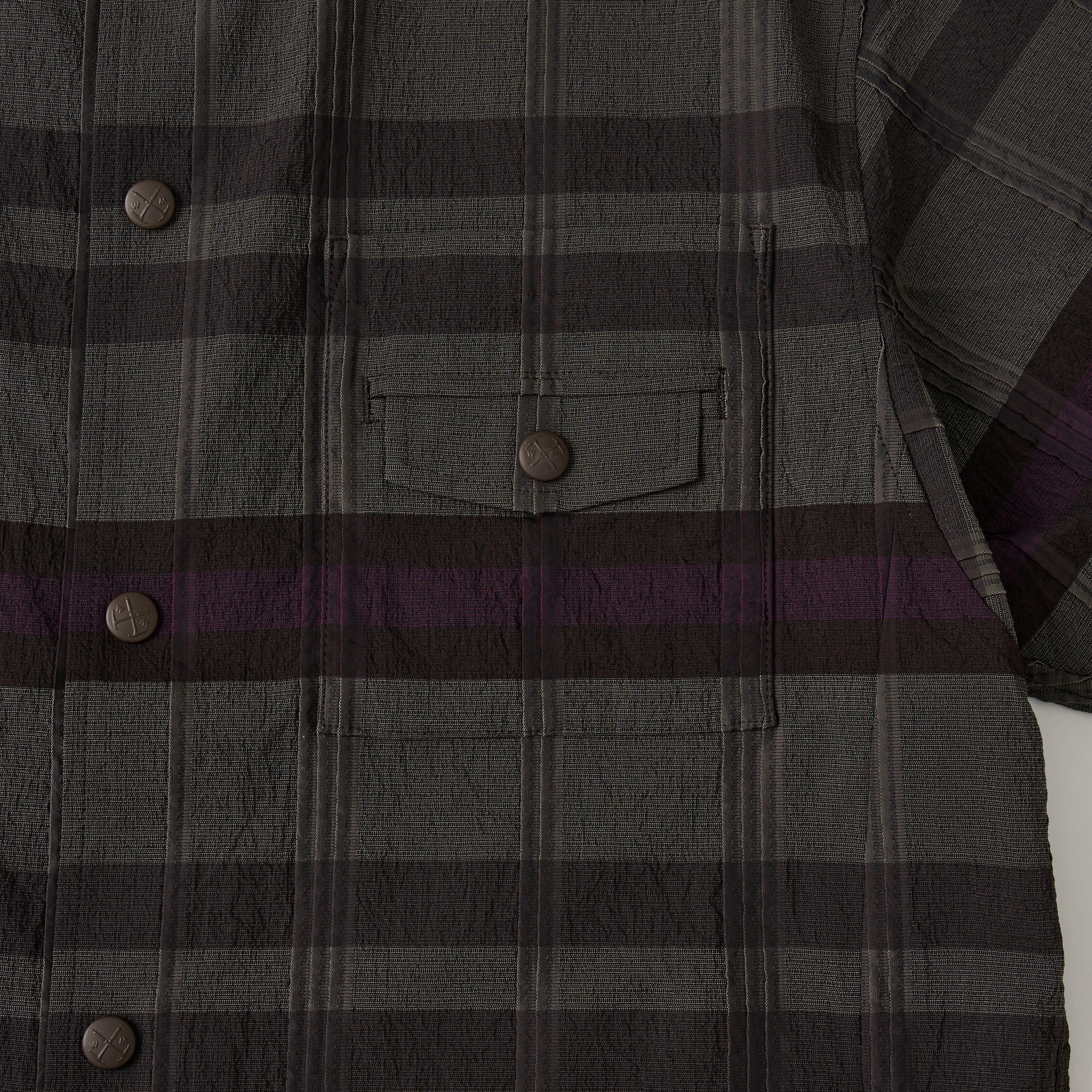 CHECK TUCK JACQUARD MID GUSSET SLEEVE BLOUSON sold by White Mountaineering product image thumbnail 4