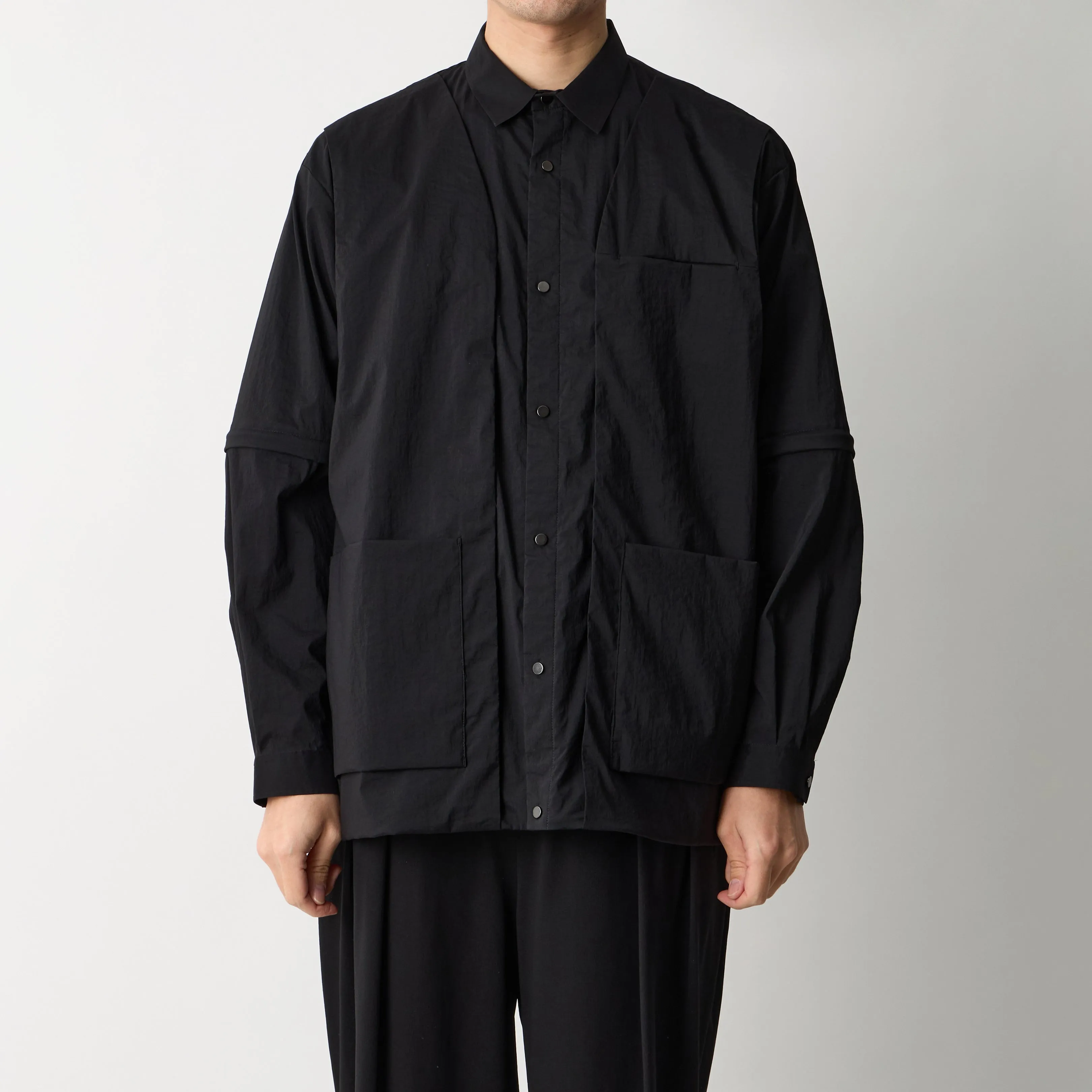 ZIP OFF LAYERED SHIRT sold by White Mountaineering product image thumbnail 2