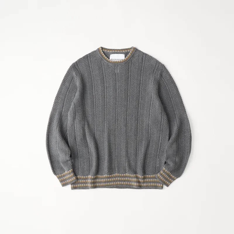 HERRINGBONE KNIT PULLOVER sold by White Mountaineering