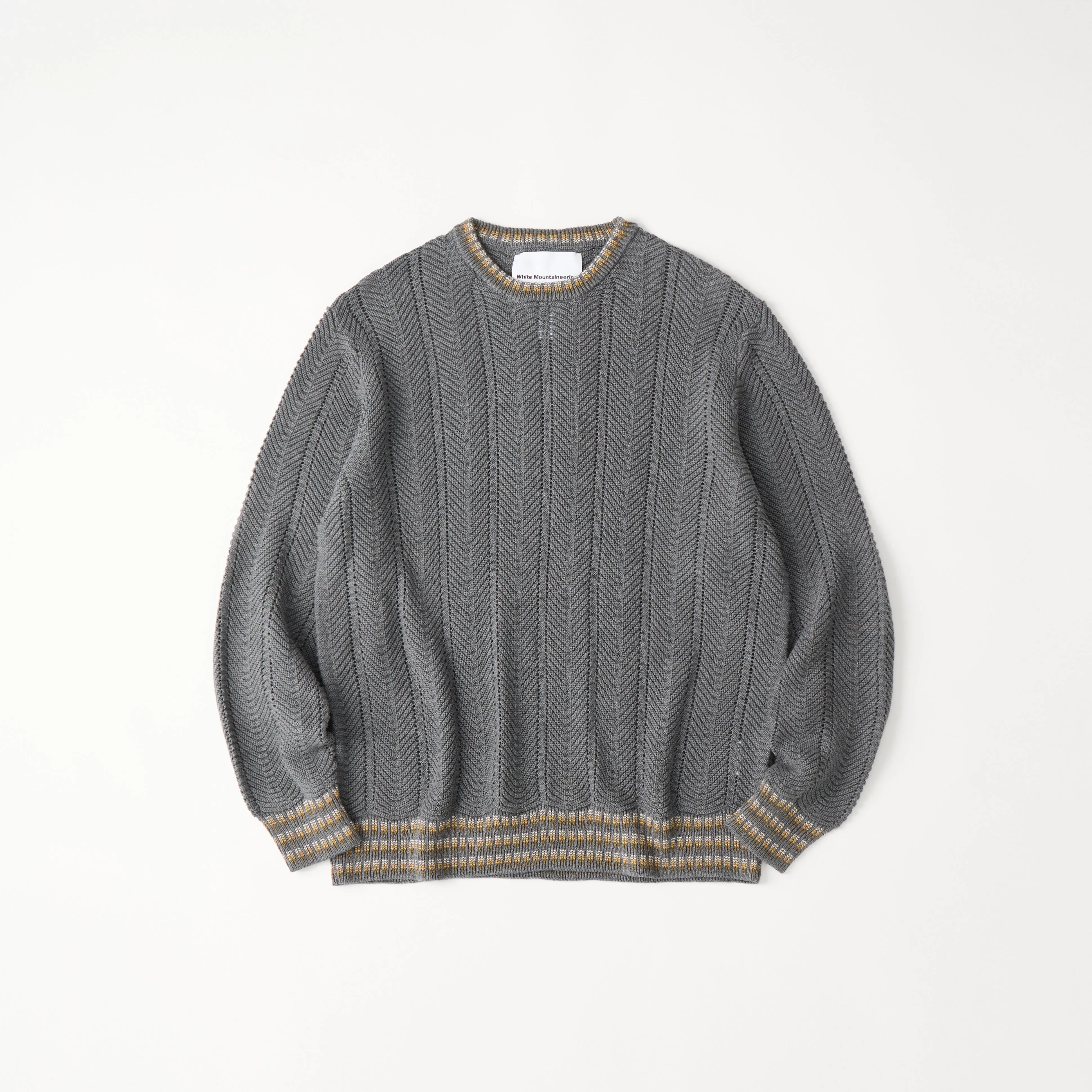 HERRINGBONE KNIT PULLOVER sold by White Mountaineering