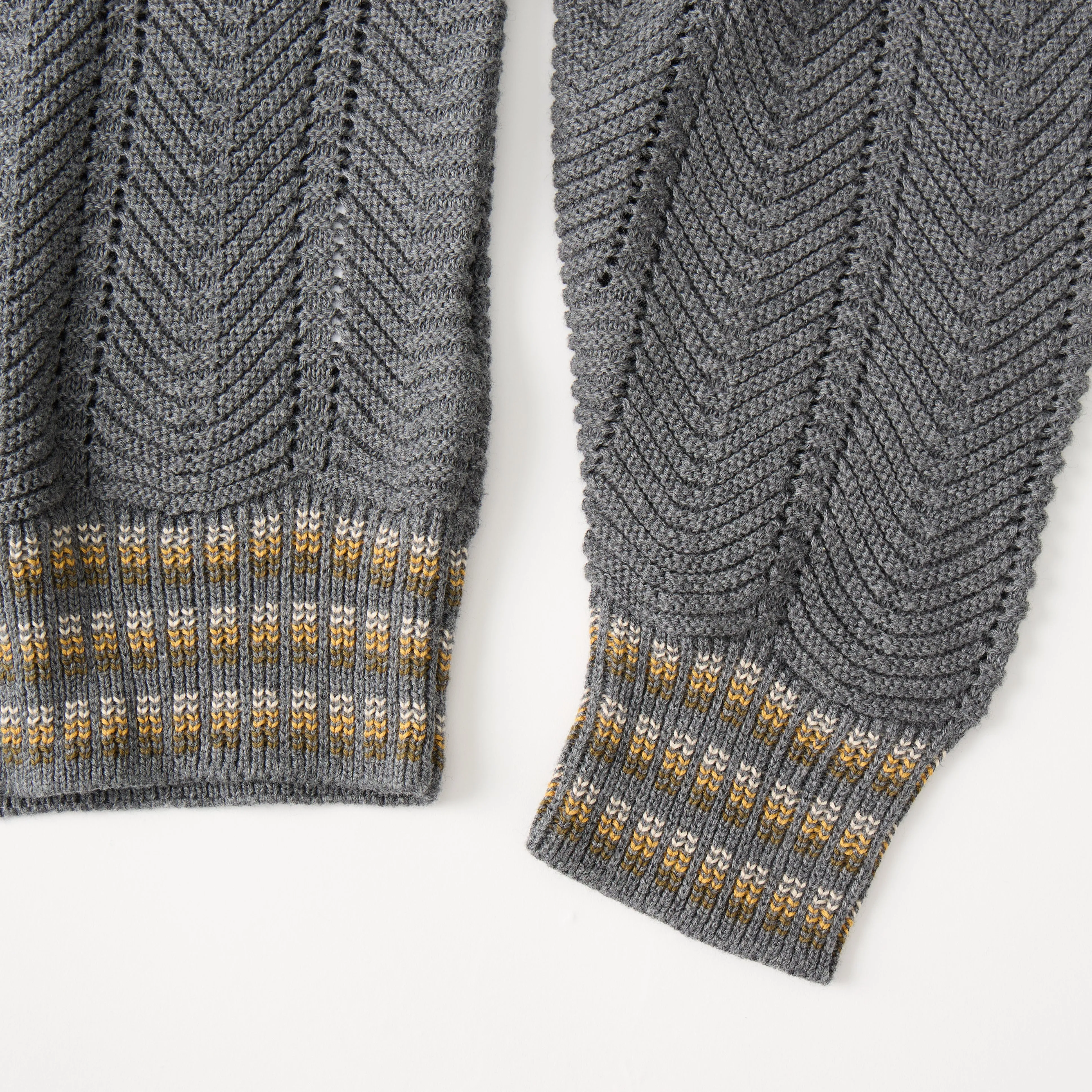 HERRINGBONE KNIT PULLOVER sold by White Mountaineering product image thumbnail 4