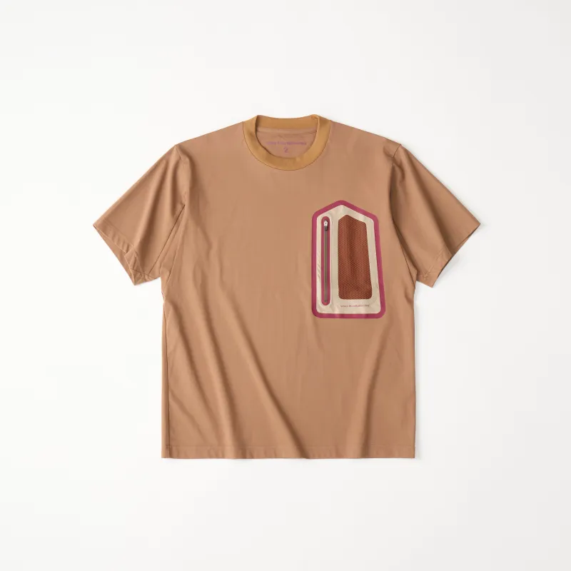 ZIP POCKET T-SHIRT sold by White Mountaineering