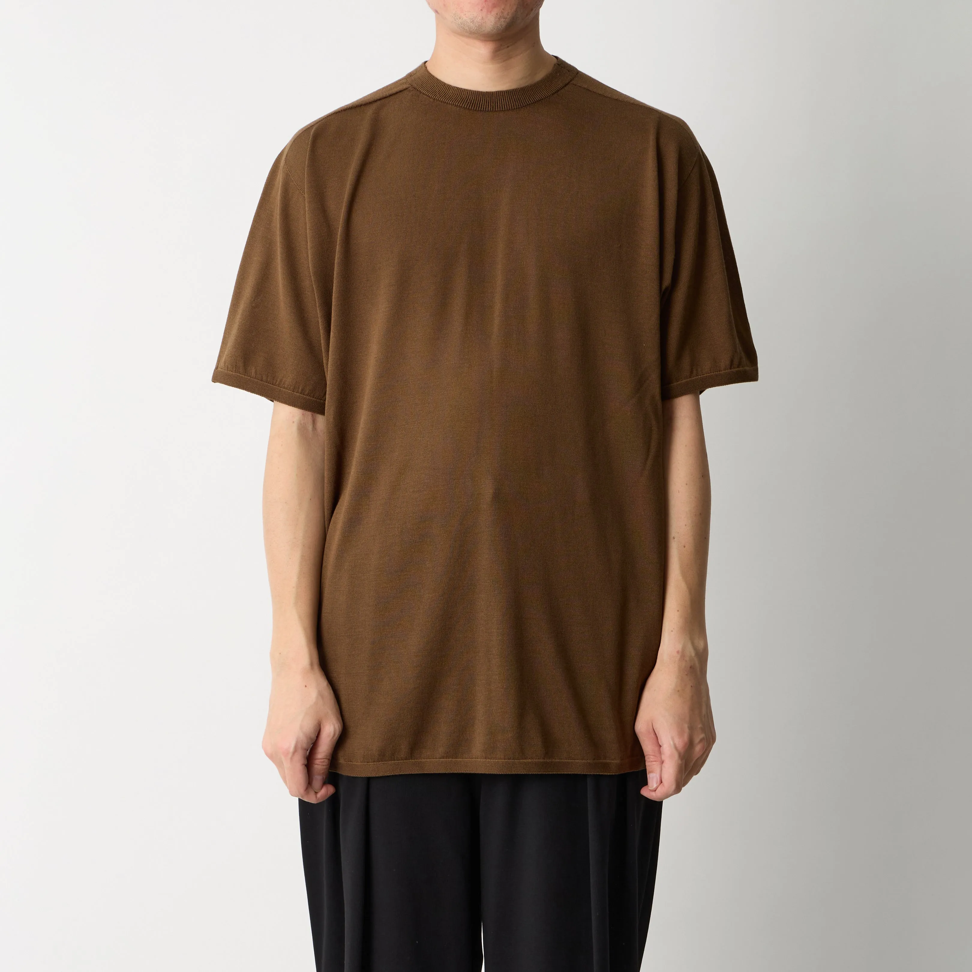 WASHABLE SILK S/S KNIT PULLOVER sold by White Mountaineering product image thumbnail 2