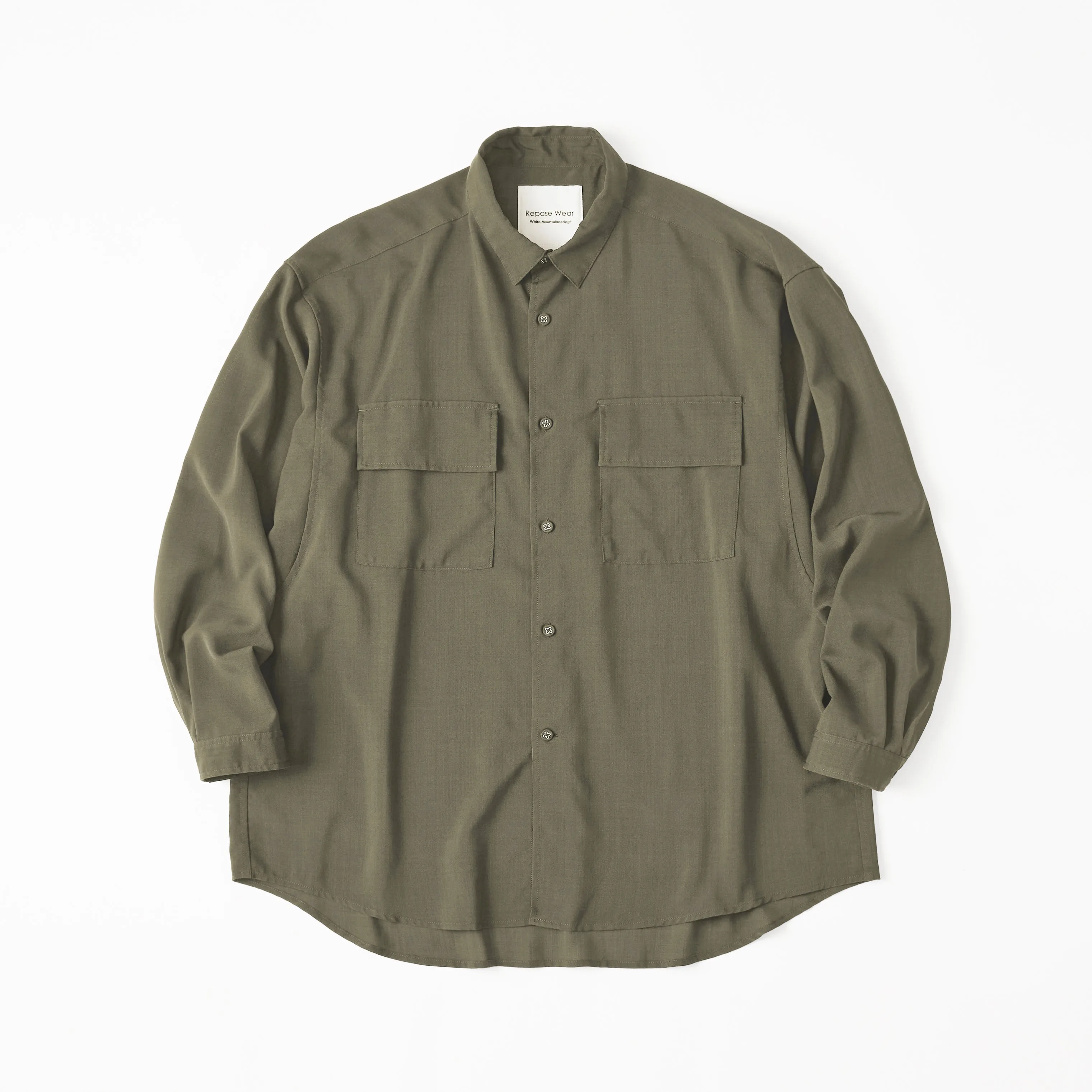 WIDE GUSSET SLEEVE REGULAR COLLAR SHIRT sold by White Mountaineering product image thumbnail 5