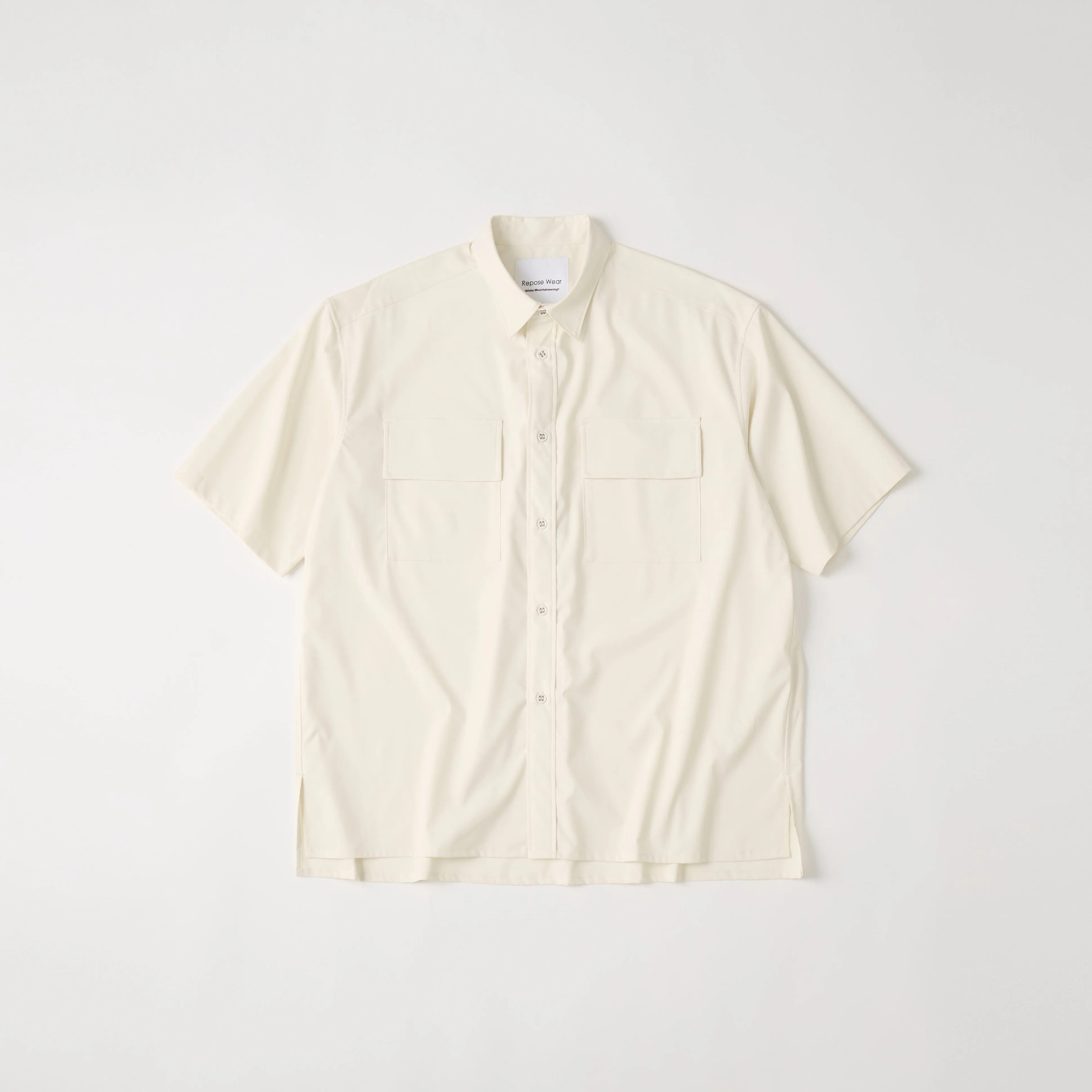 REGULAR COLLAR HALF SLEEVE SHIRT sold by White Mountaineering