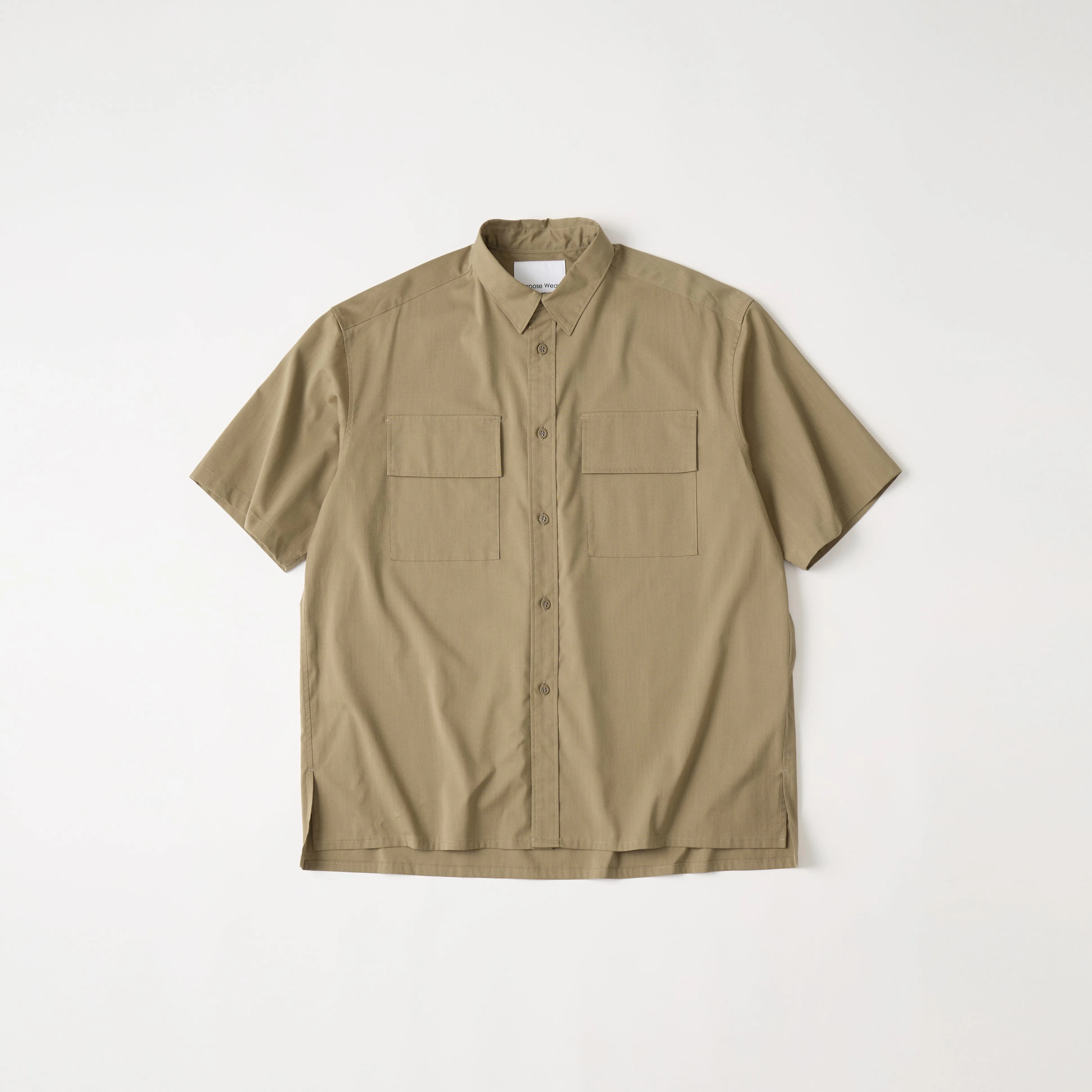 REGULAR COLLAR HALF SLEEVE SHIRT sold by White Mountaineering product image thumbnail 5