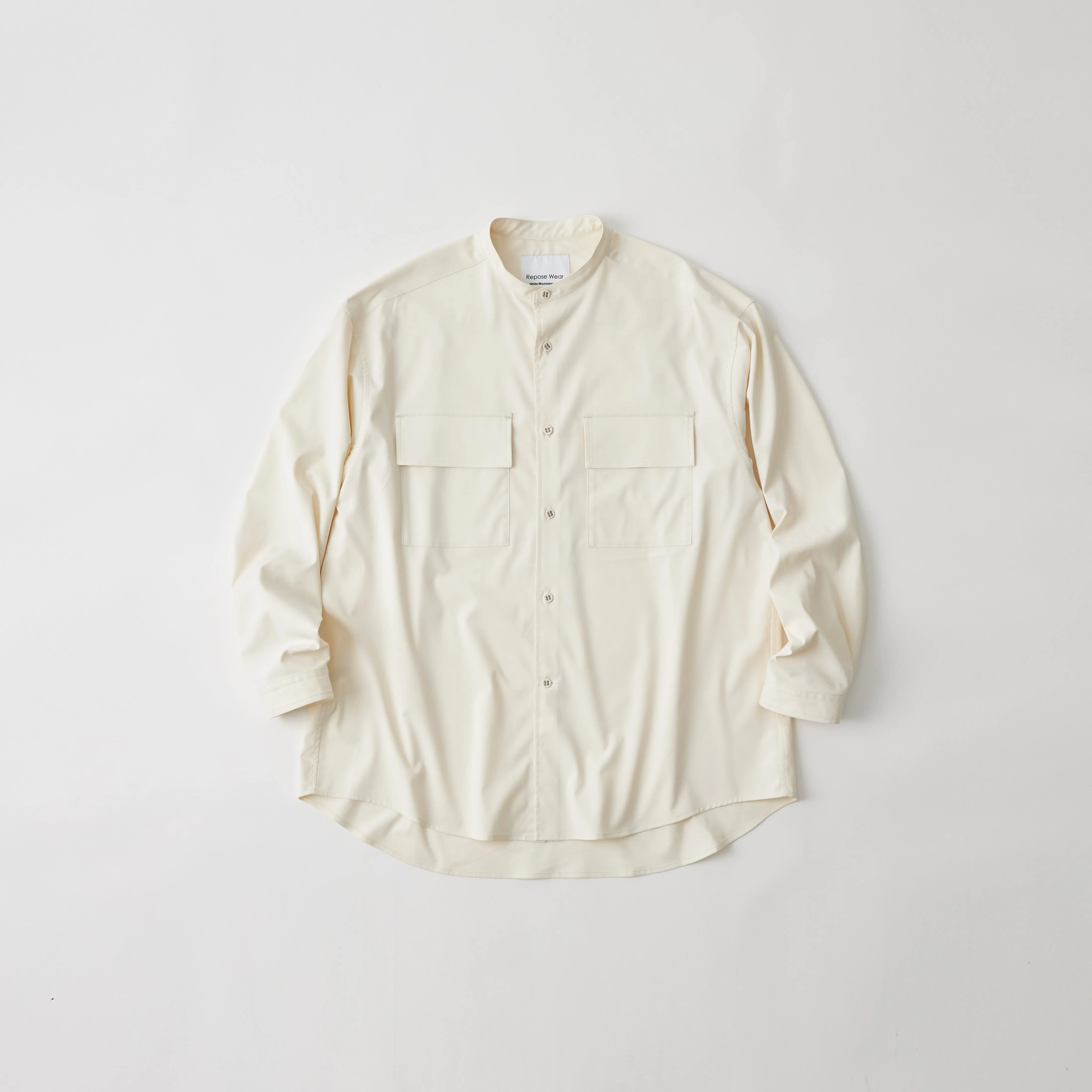 BAND COLLAR SHIRT sold by White Mountaineering