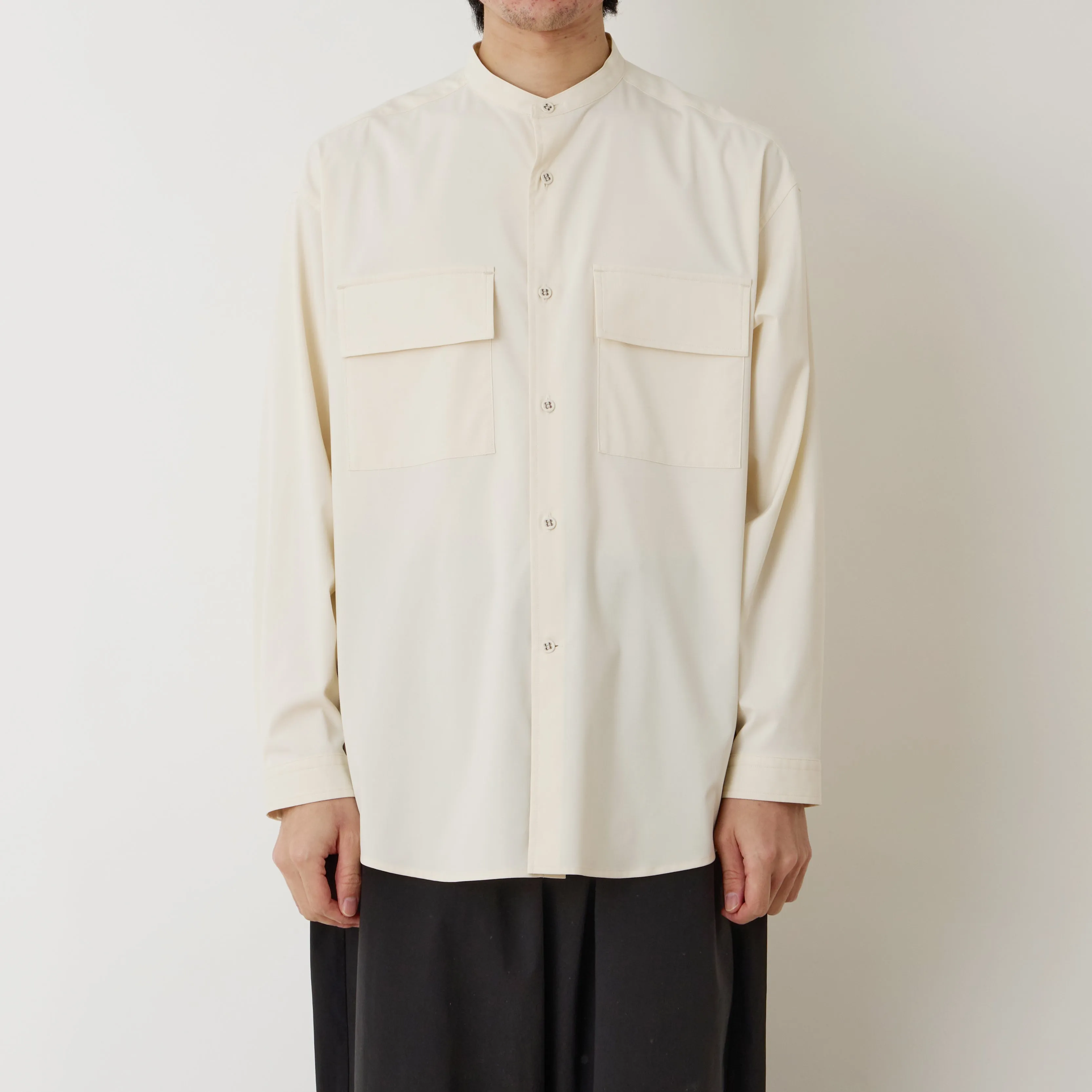 BAND COLLAR SHIRT sold by White Mountaineering product image thumbnail 2