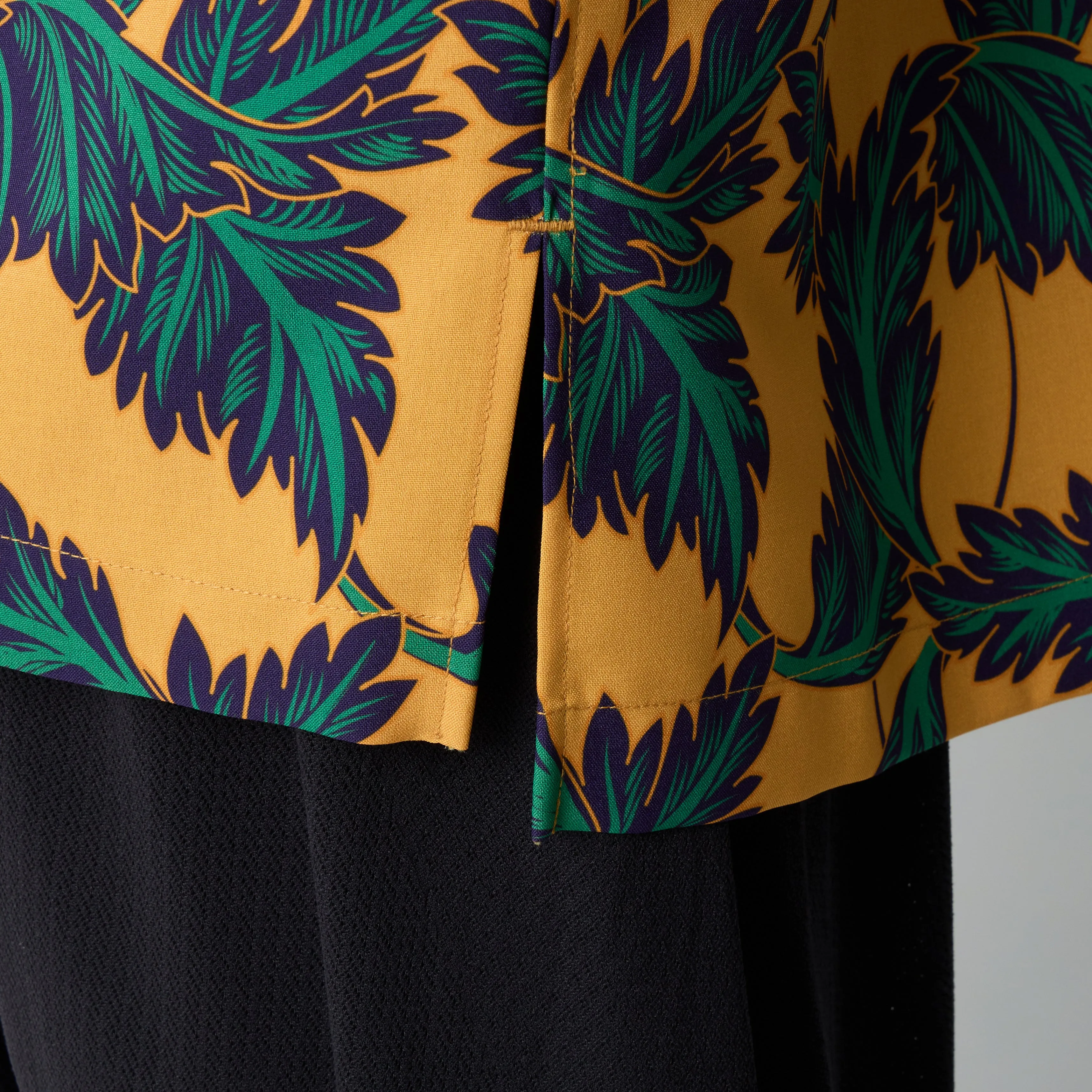 BOTANICAL PATTERN OPEN COLLAR SHIRT sold by White Mountaineering product image thumbnail 5