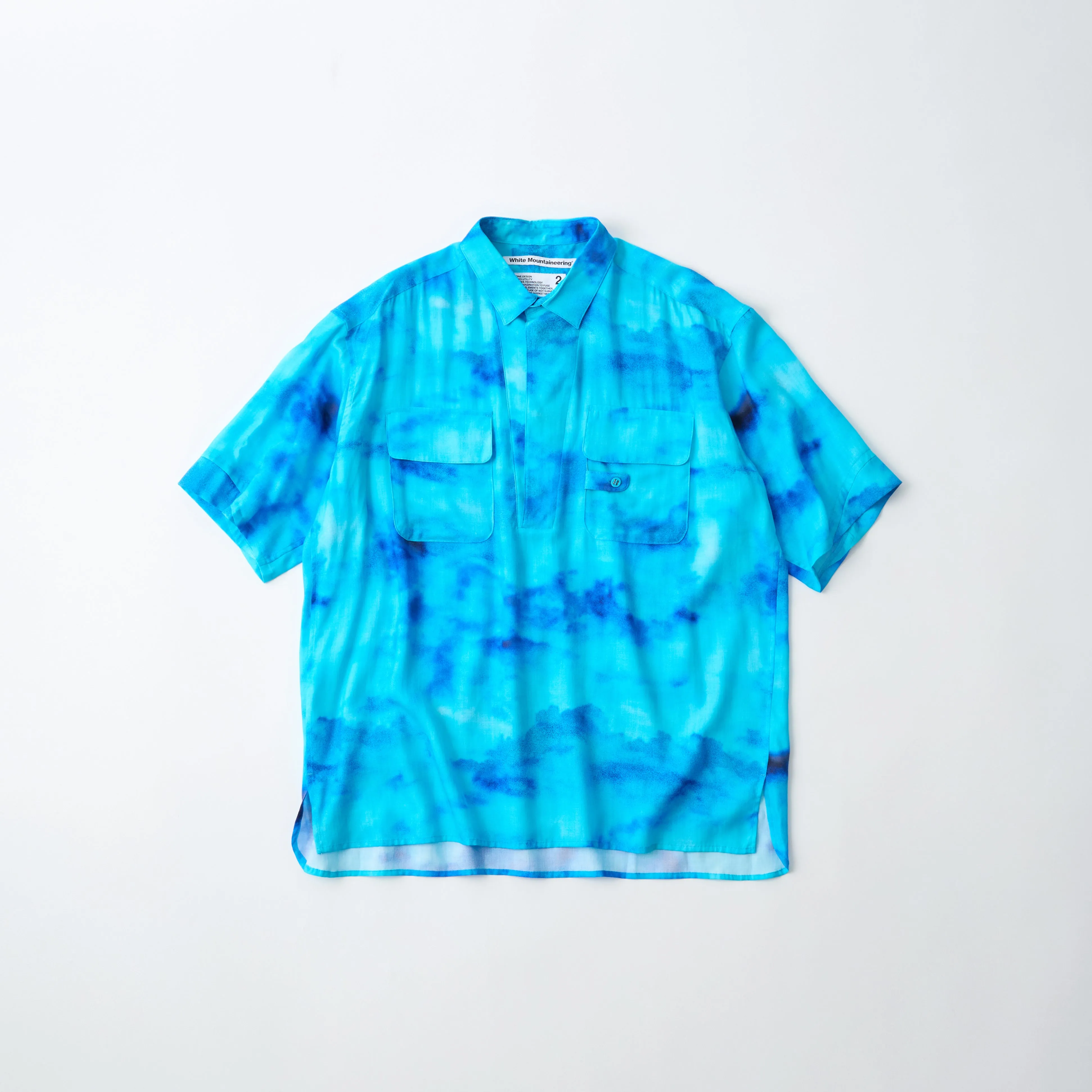 CLOUD CAMO SHORT SLEEVE PULLOVER SHIRT sold by White Mountaineering product image thumbnail 5