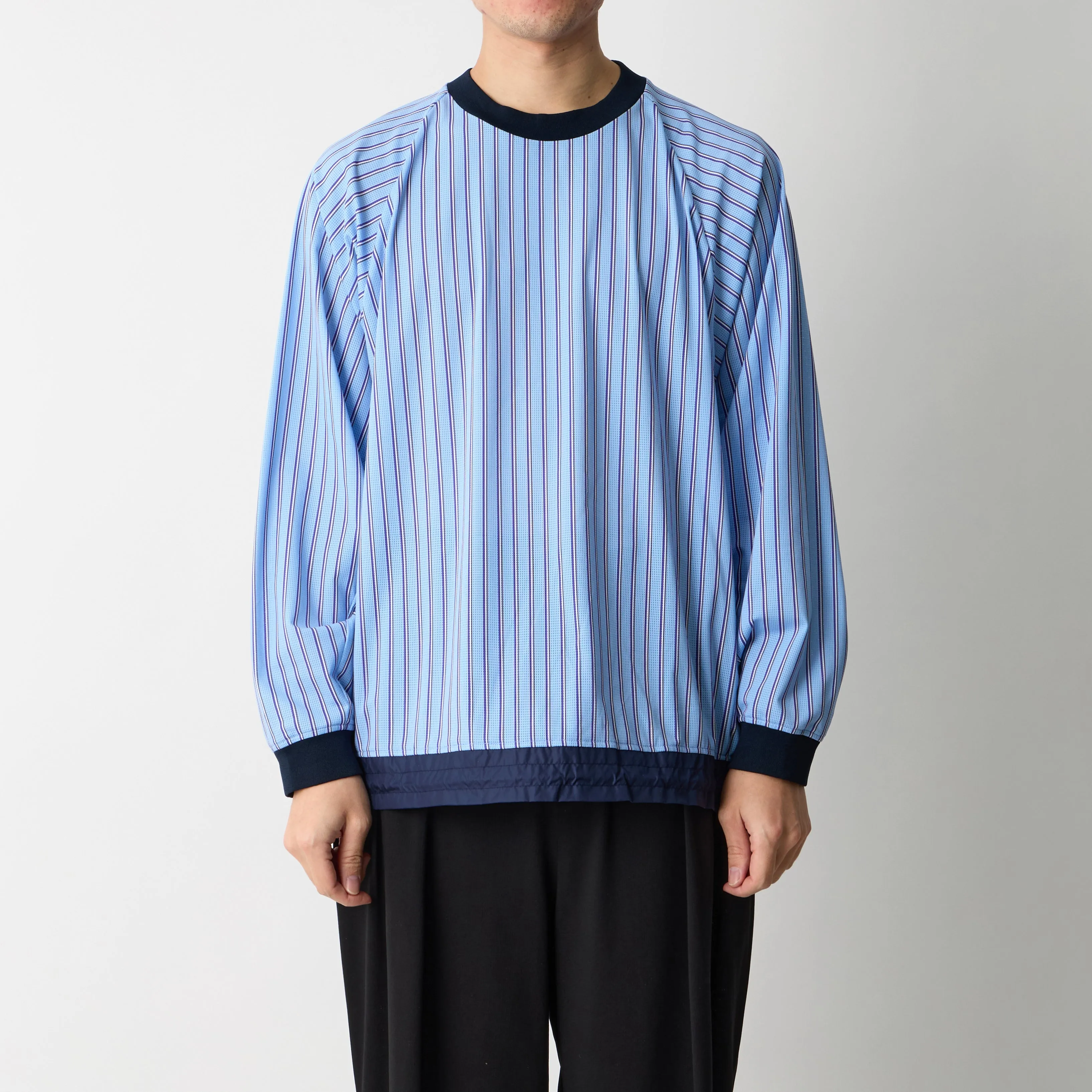 STRIPE RAGLAN PULLOVER sold by White Mountaineering product image thumbnail 2