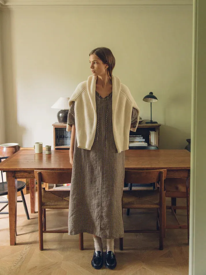 BLAIR DRESS - CHOCOLATE PLAID sold by Wildflower product image thumbnail 2