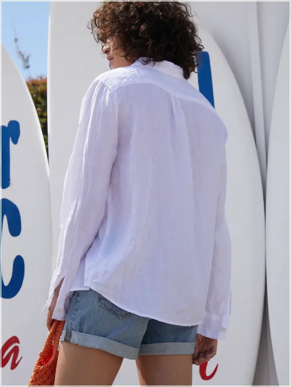 NATALIA LINEN BUTTON UP SHIRT sold by Wildflower product image thumbnail 3