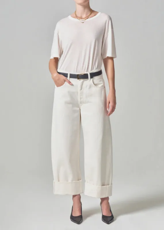 AYLA BAGGY CUFFED CROP IN PASHMINA sold by Wildflower