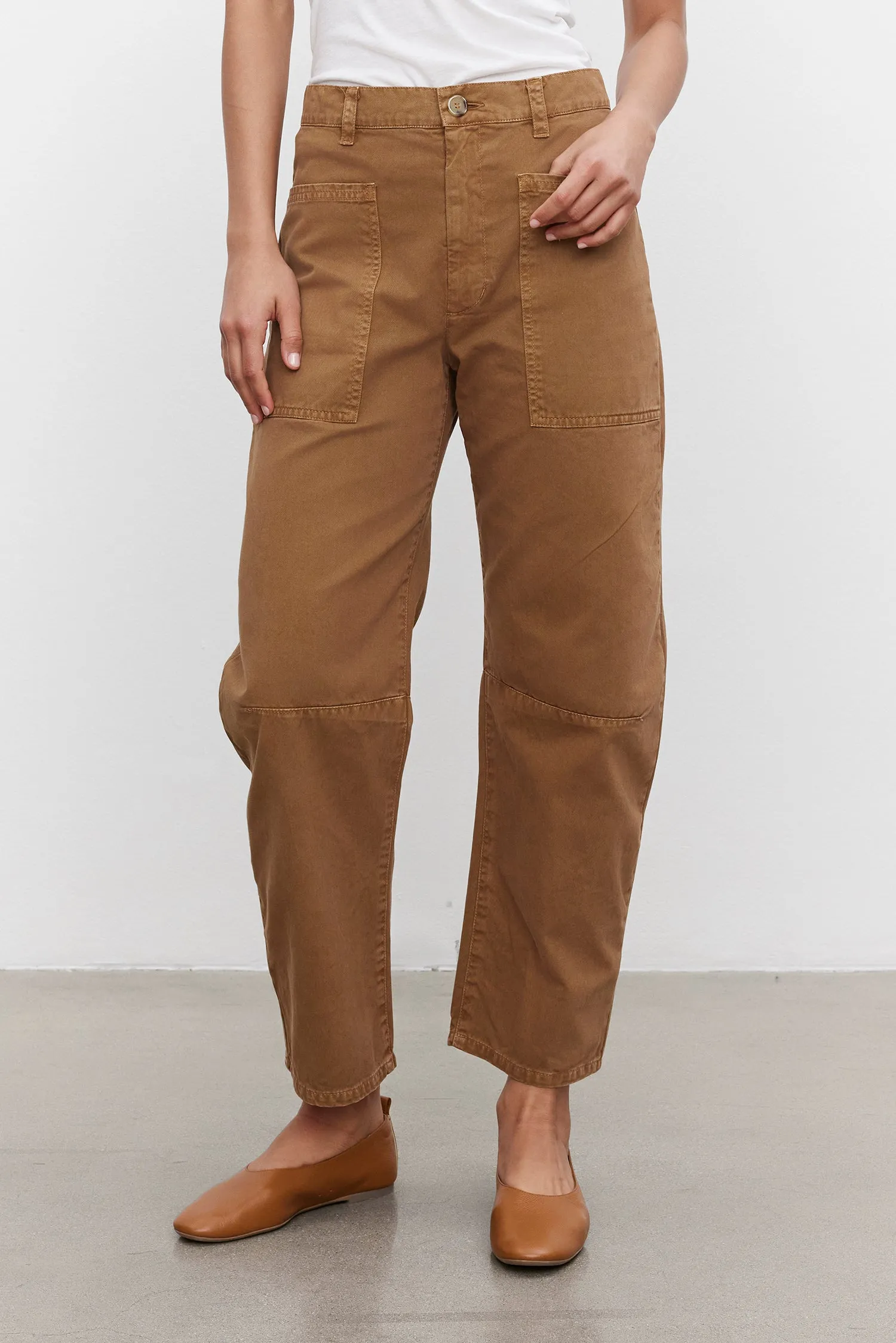 BRYLIE SANDED TWILL PANTS sold by Wildflower