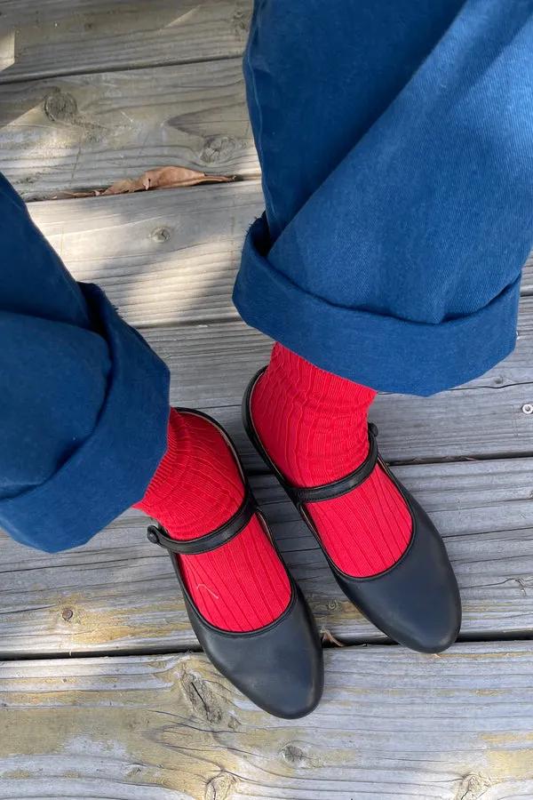 HER SOCKS - CLASSIC RED sold by Wildflower product image thumbnail 3