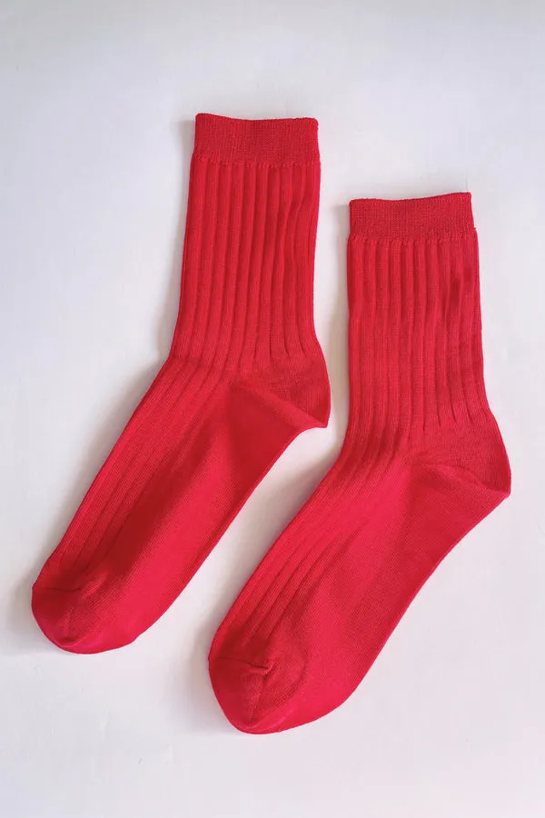 HER SOCKS - CLASSIC RED sold by Wildflower product image thumbnail 4