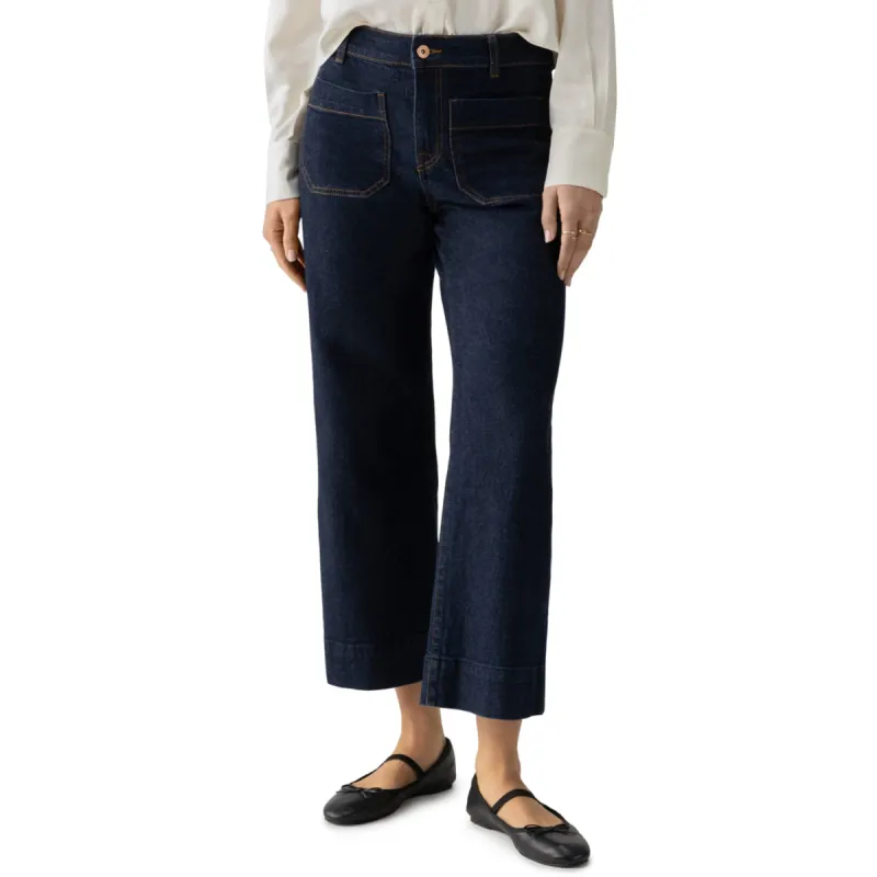 THE MARINE DENIM PANT - MAGNETIC sold by Wildflower