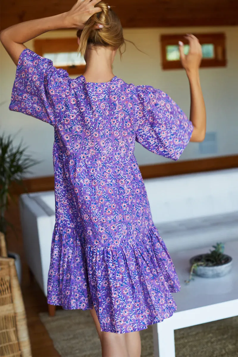 ISLA DRESS - VIOLET WILDFLOWER sold by Wildflower product image thumbnail 5