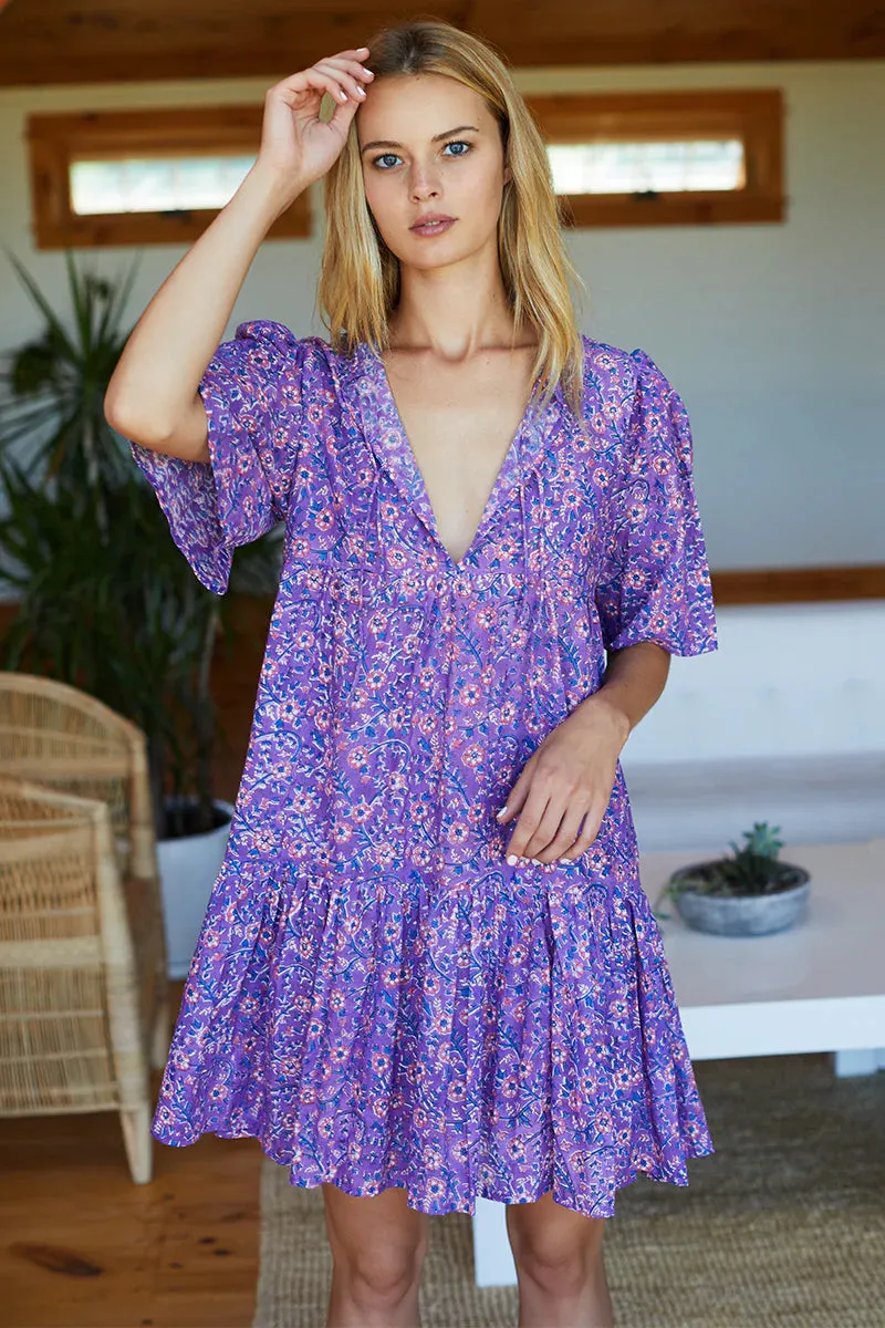 ISLA DRESS - VIOLET WILDFLOWER sold by Wildflower product image thumbnail 2