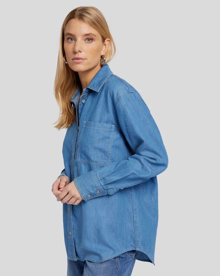DENIM SHIRT IN ELLA sold by Wildflower product image thumbnail 4