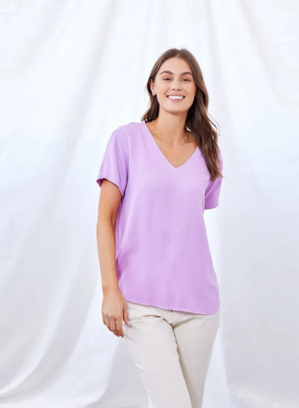 V-NECK T SHIRT sold by Wildflower