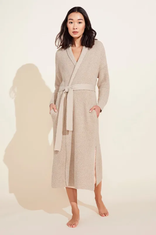 RECYCLED SWEATER DUSTER made by Eberjey