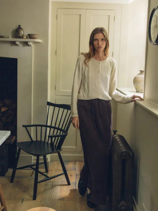 MEG SKIRT - CHOCOLATE BROWN sold by Wildflower