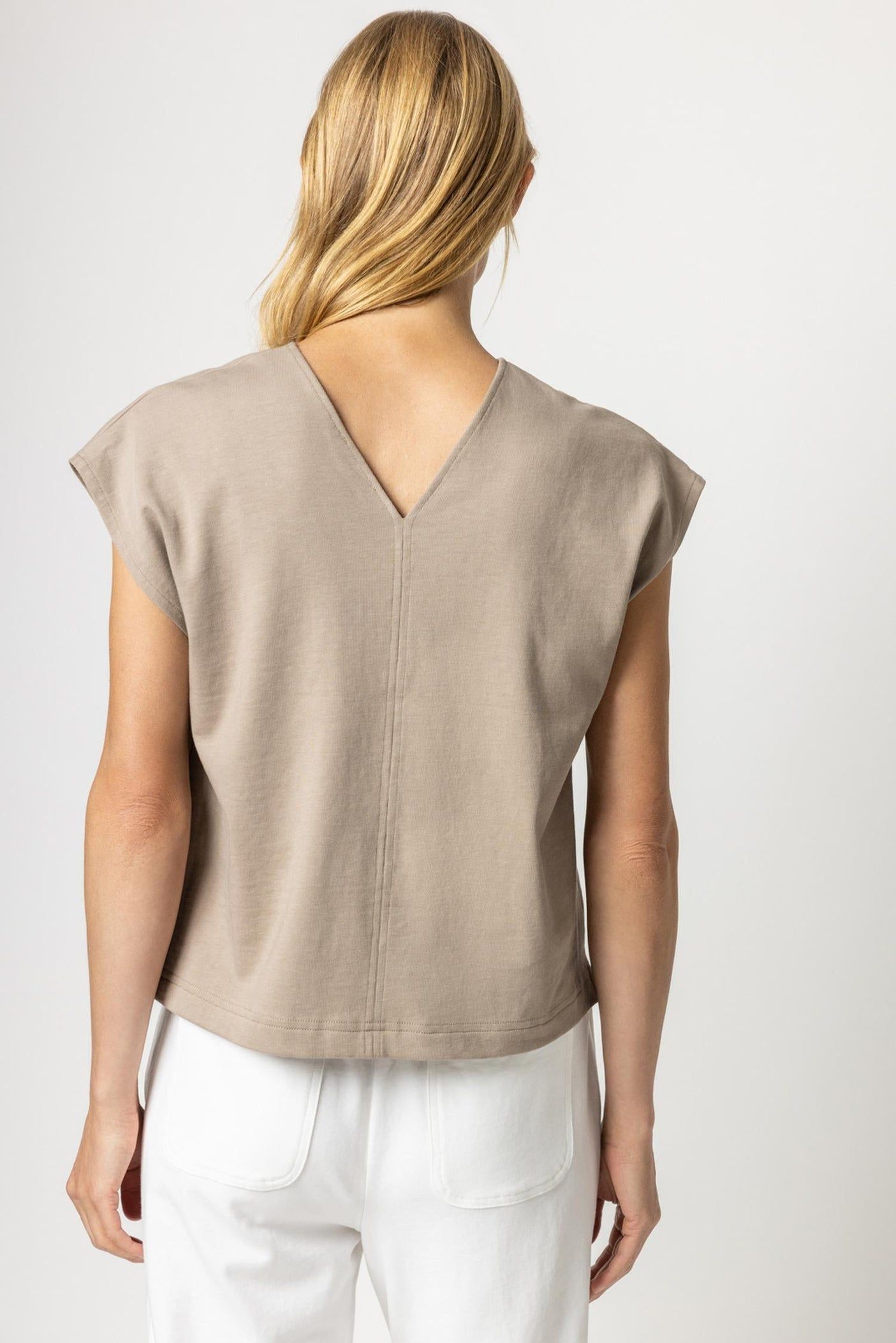 DOUBLE V-NECK TOP sold by Wildflower product image thumbnail 2