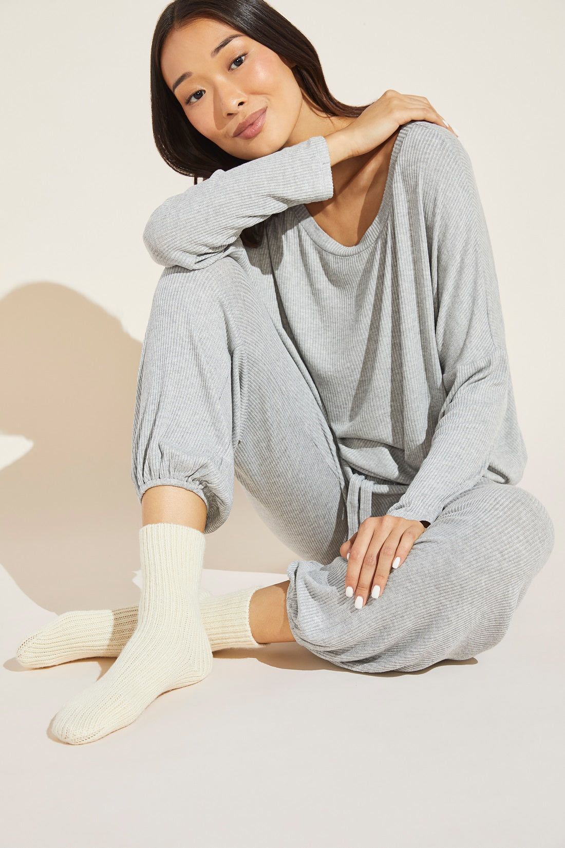 COZY RIBBED SOCK sold by Wildflower product image thumbnail 3