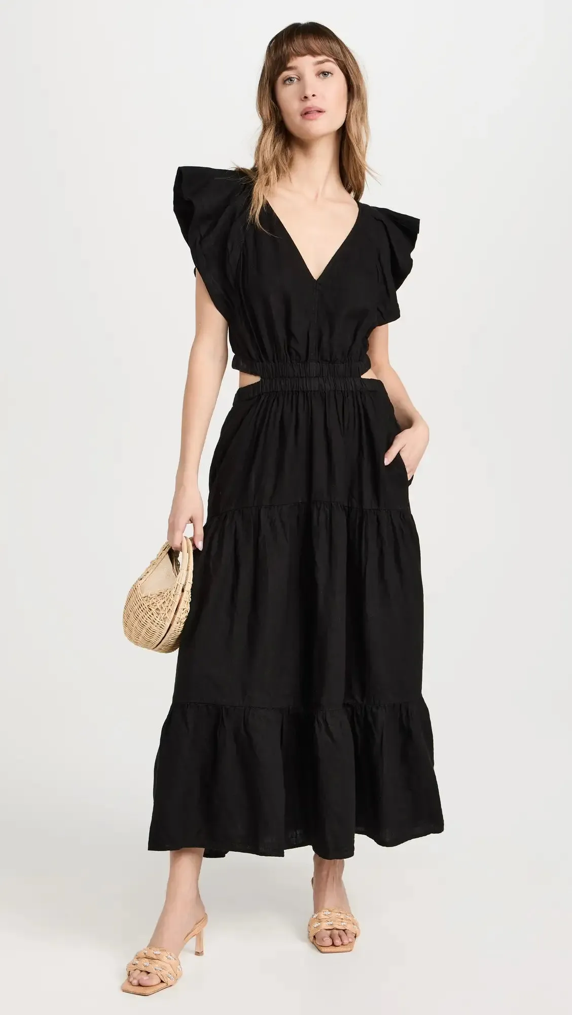 GINGER LINEN DRESS sold by Wildflower product image thumbnail 4