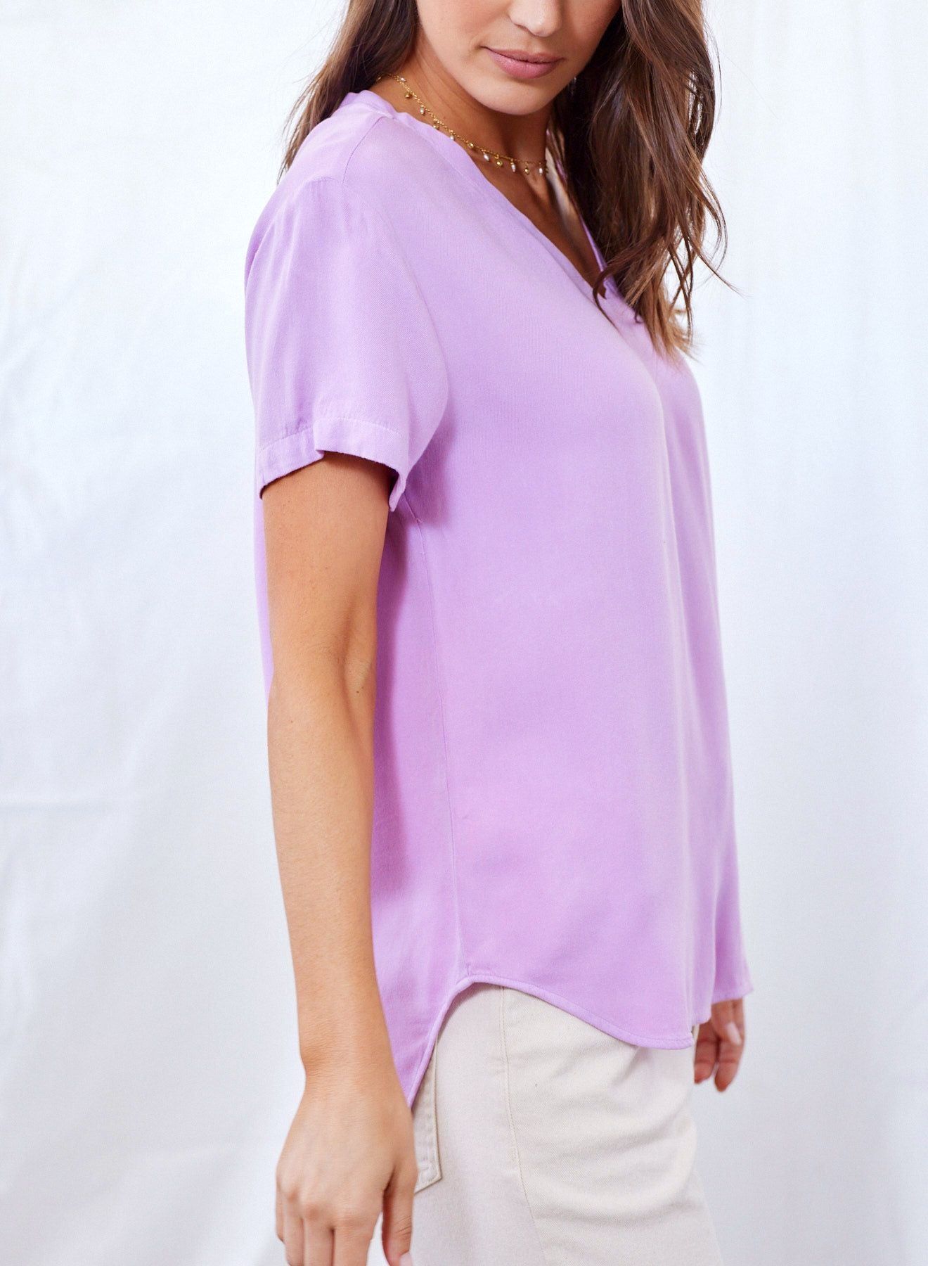 V-NECK T SHIRT sold by Wildflower product image thumbnail 2
