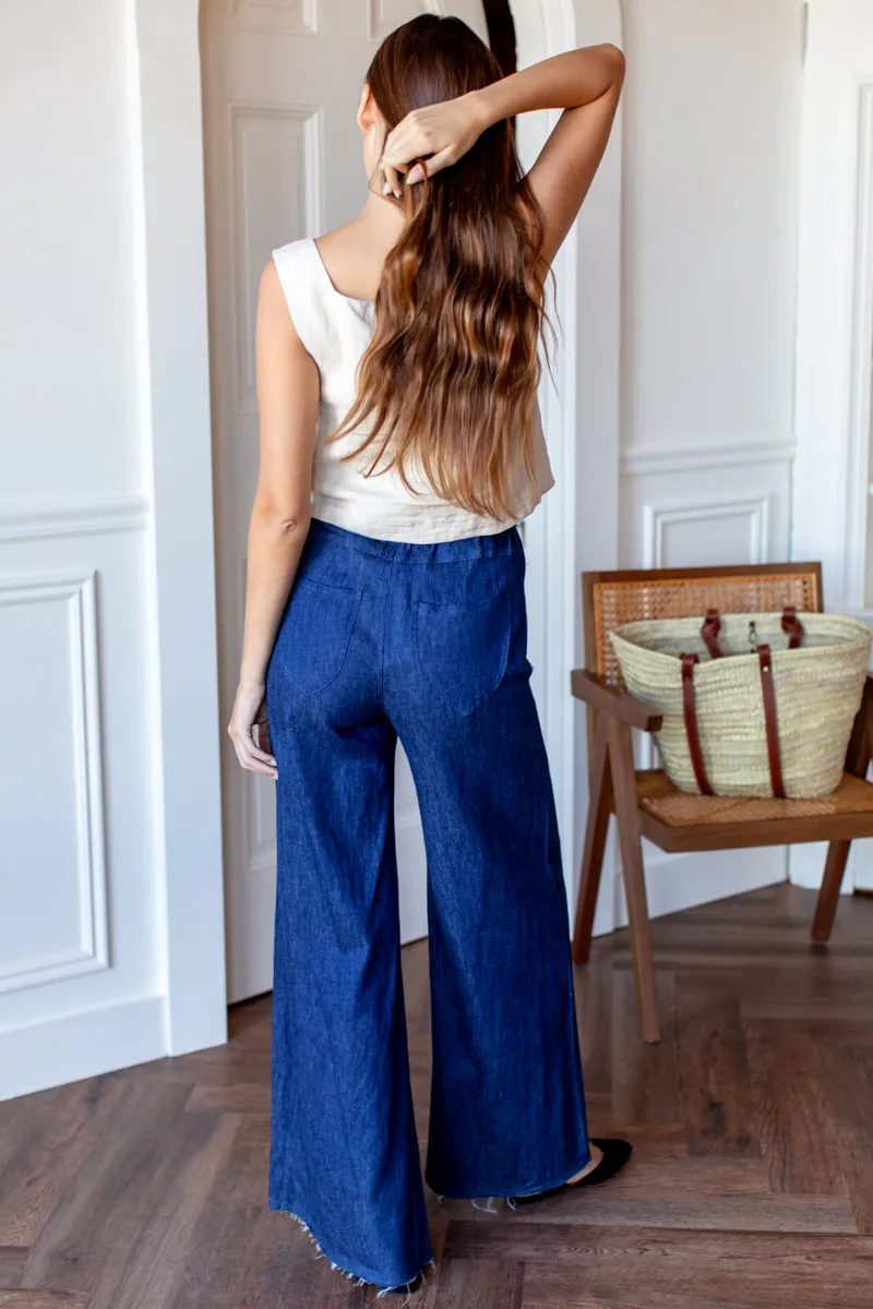 TULIP WIDE LEG - INDIGO HEMP ORGANIC sold by Wildflower product image thumbnail 5