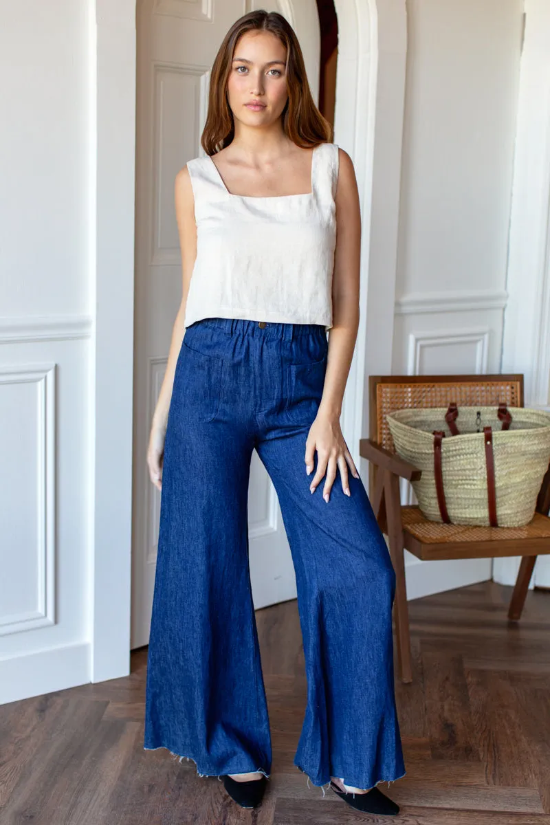 TULIP WIDE LEG - INDIGO HEMP ORGANIC sold by Wildflower product image thumbnail 3
