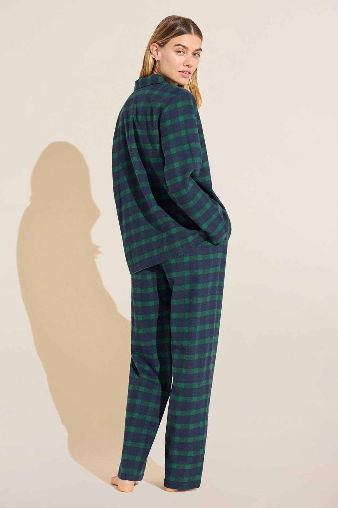 FLANNEL LONG PJ SET sold by Wildflower product image thumbnail 5