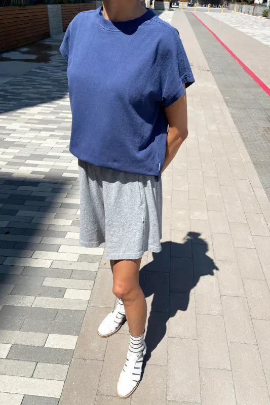 FLARED BASKETBALL SHORTS - GREY sold by Wildflower
