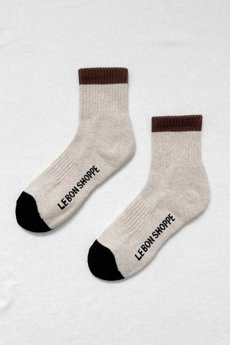 Color Block Girlfriend Socks - Black Coffee sold by Wildflower product image thumbnail 5