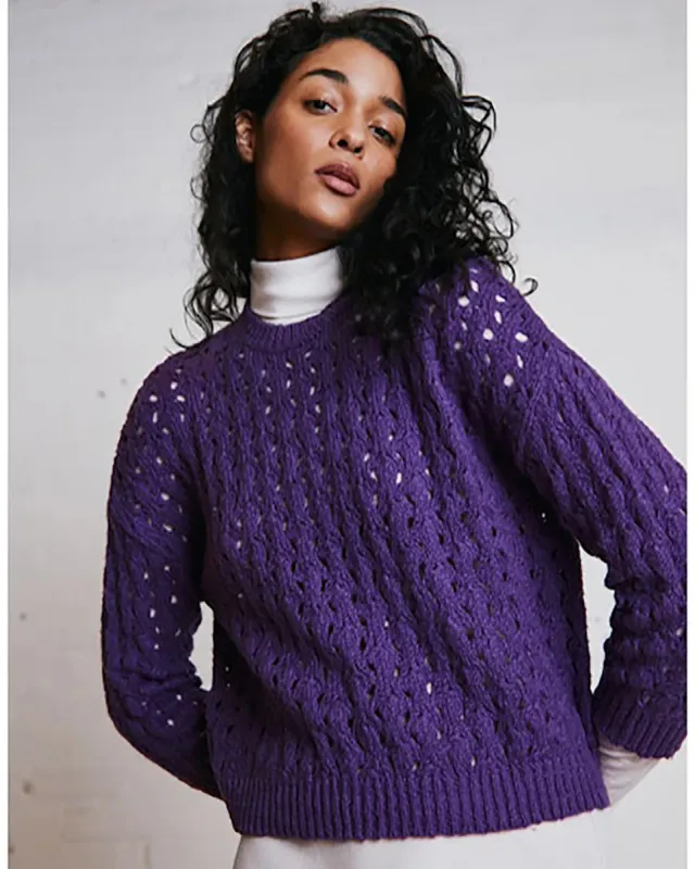 PUFF STITCH CREW sold by Wildflower
