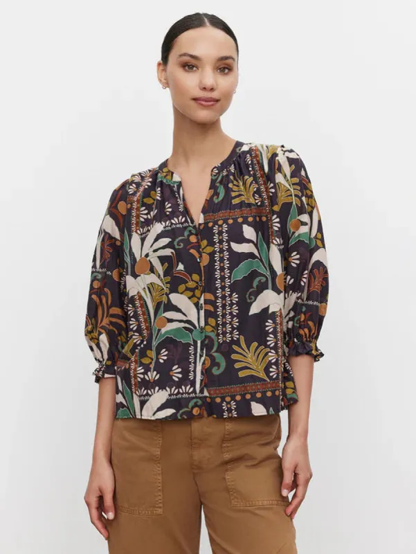 BETTY PRINTED TOP sold by Wildflower