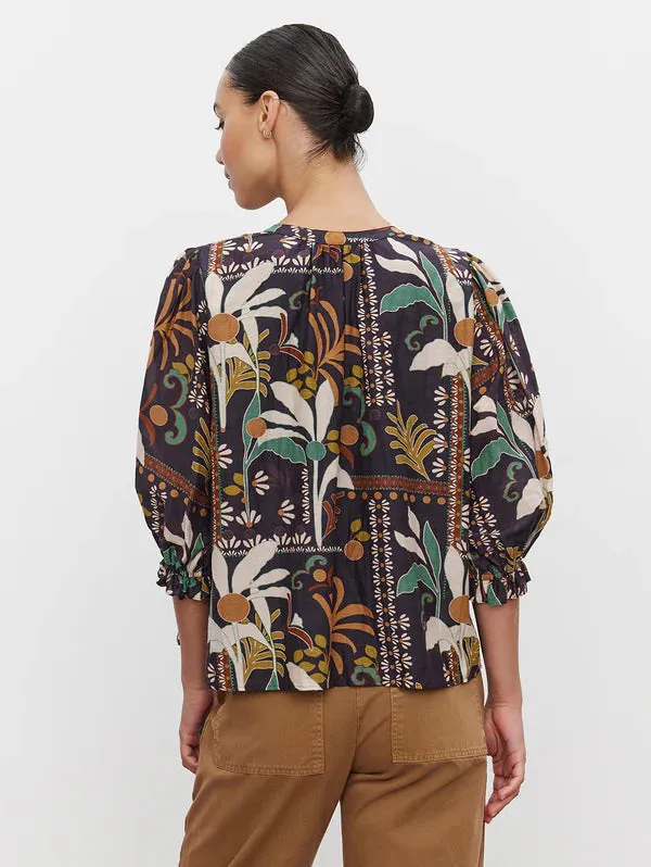 BETTY PRINTED TOP sold by Wildflower product image thumbnail 3
