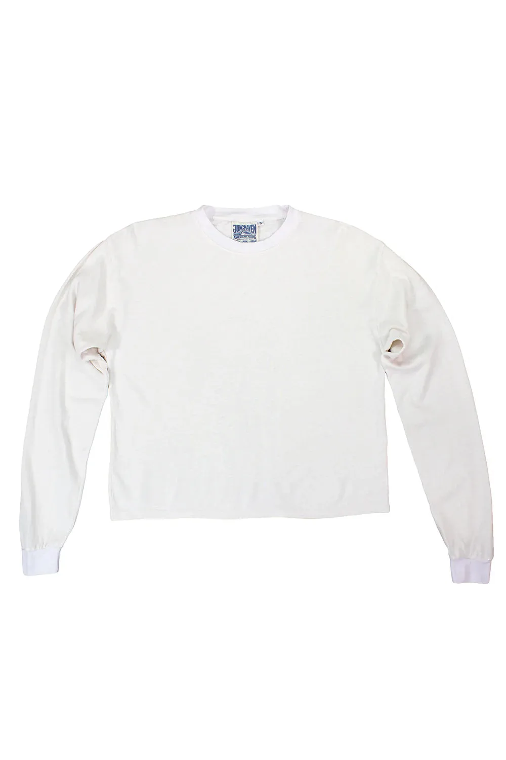 Cropped Long Sleeve Tee - Washed White sold by Wildflower product image thumbnail 2