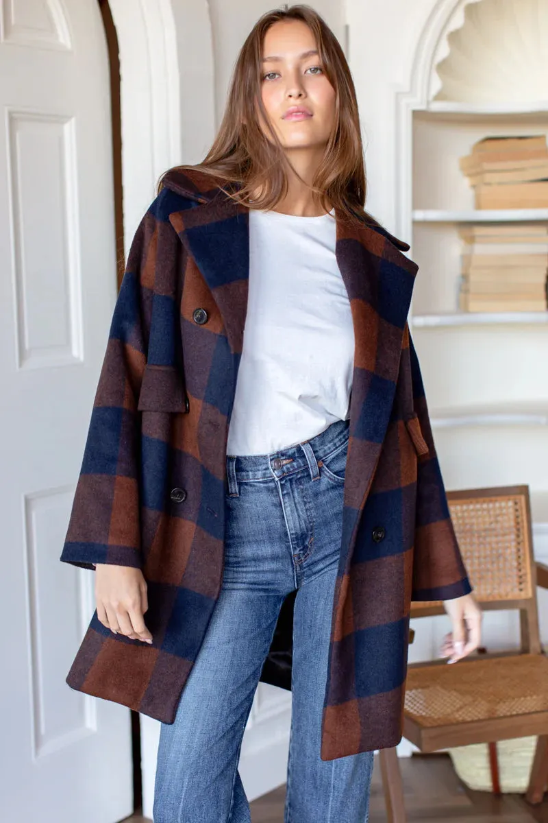 THOMAS COAT - PLAID WOOL sold by Wildflower product image thumbnail 3